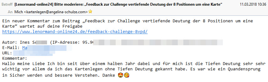 Feedback Ines - Challenge