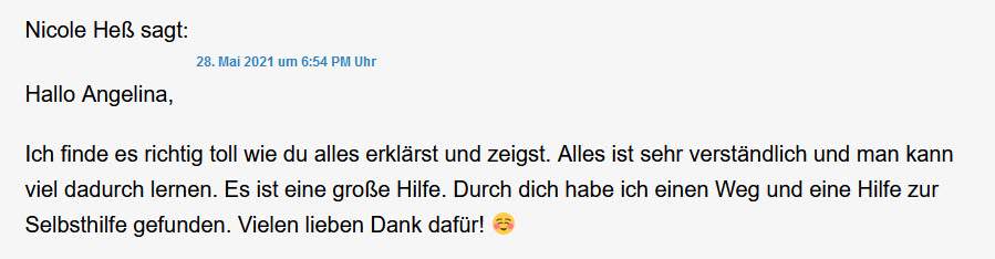 Feedback von anderen Teilnehmern